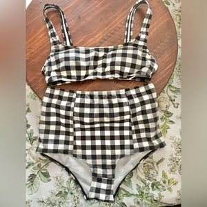 J Crew Gingham Bikini